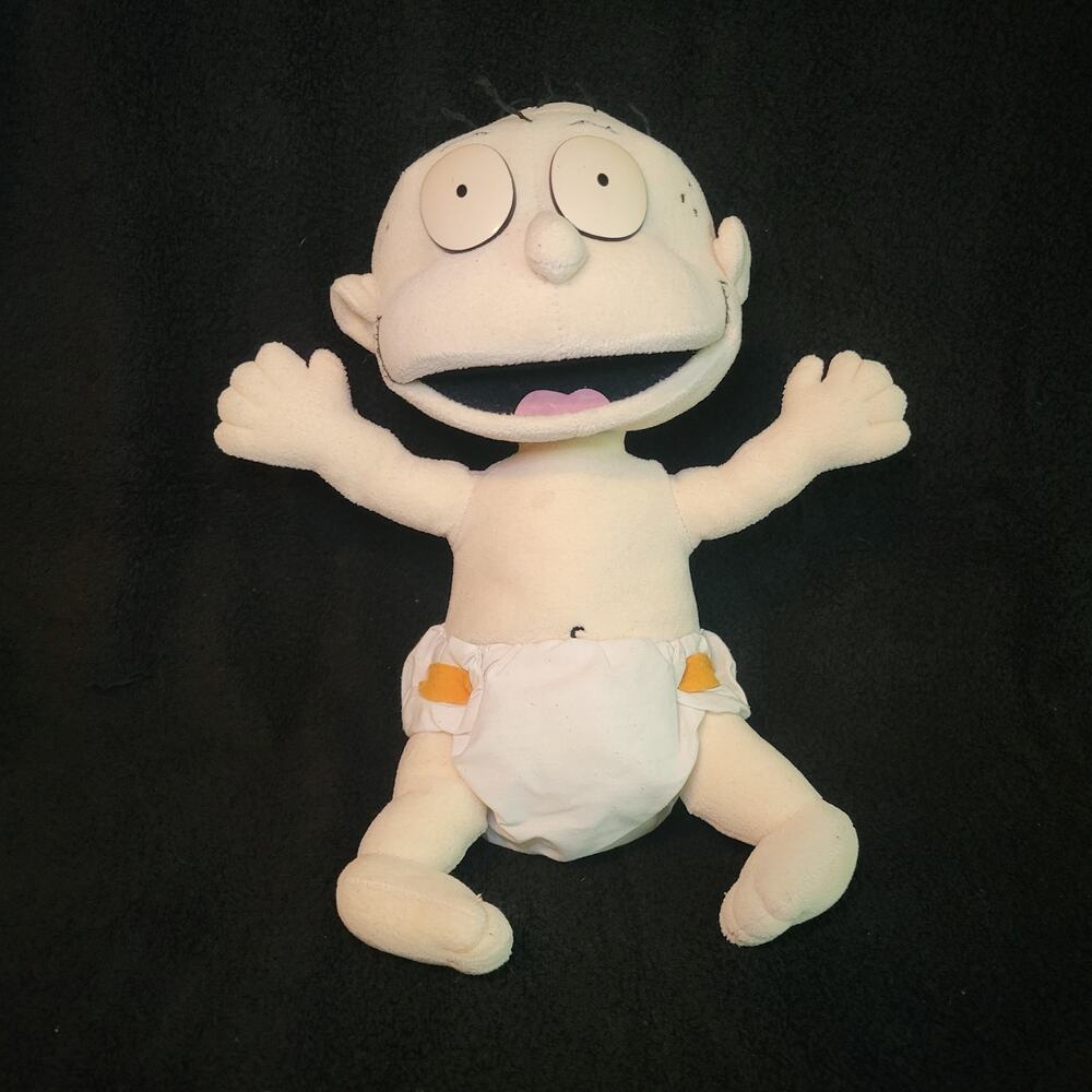 Rugrats Nickelodeon Tommy Pickles Baby 14" Plush Stuffed Toy Vintage 1997